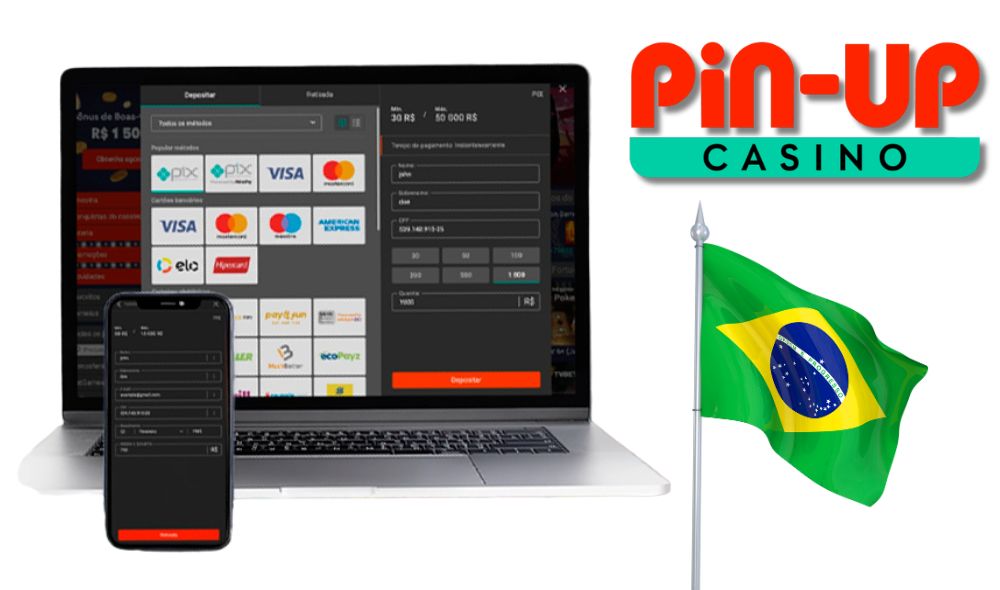 Passos para depositar fundos no Pin-up Casino